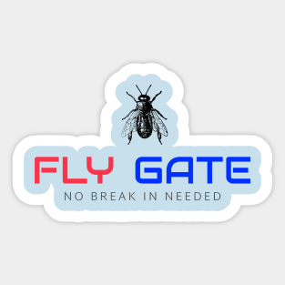 Fly Gate Sticker